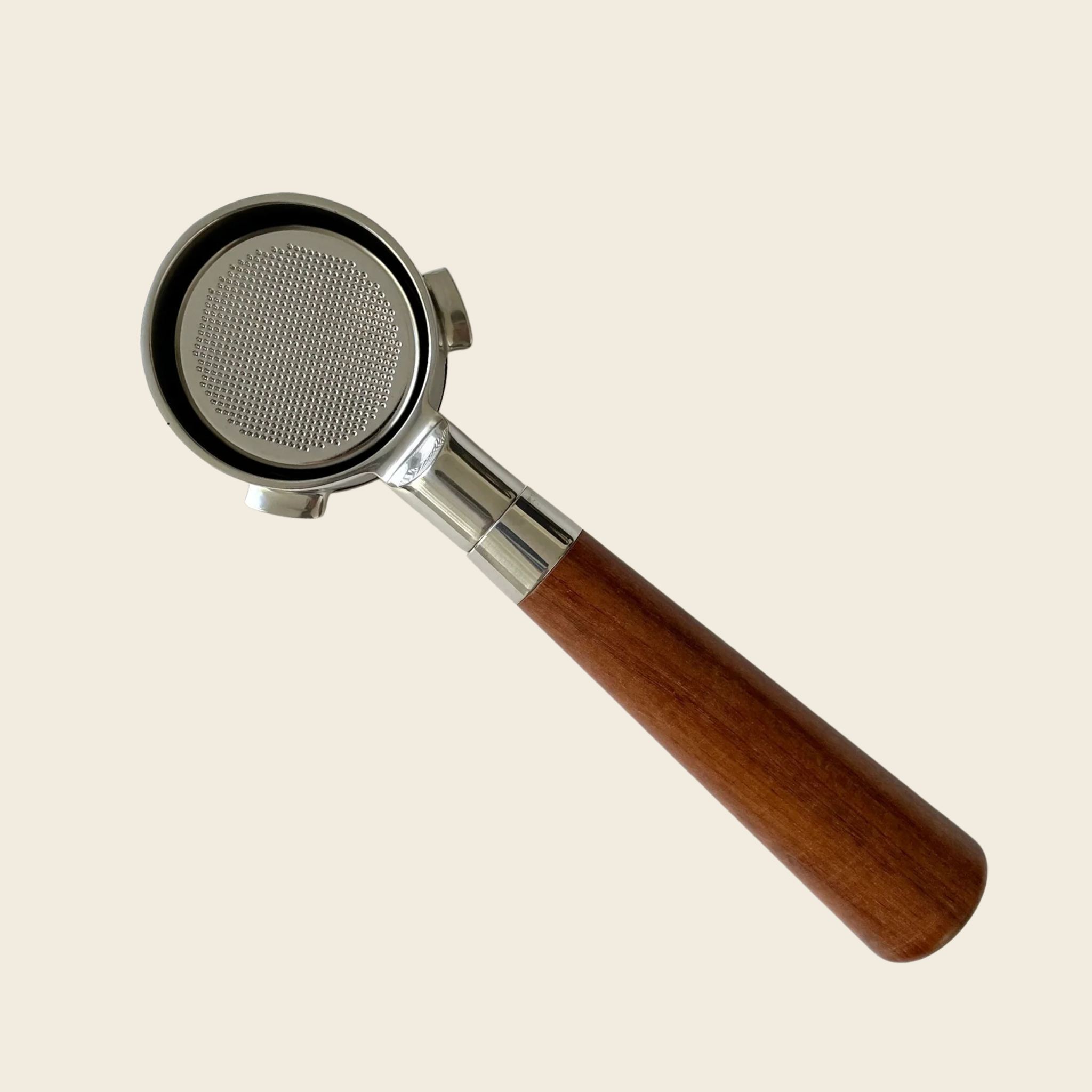 Breville 54mm - Bottomless Portafilter - Almond Solid Wood