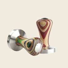 Load image into Gallery viewer, 58mm Coffee Tamper - Premium Woodgrain - Barista Grade