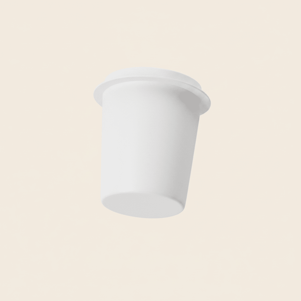 Dosing Cup - Silver - front view