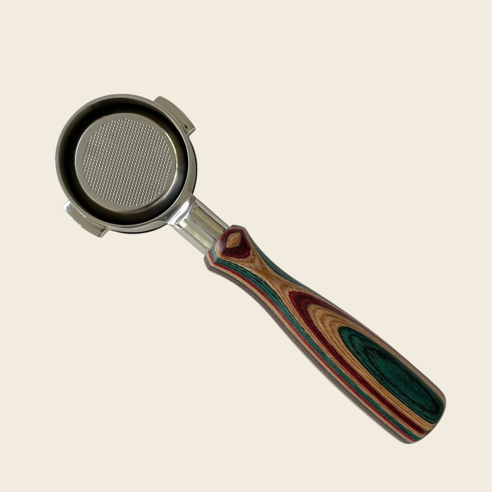 E61 58mm - Bottomless Portafilter - Premium Woodgrain