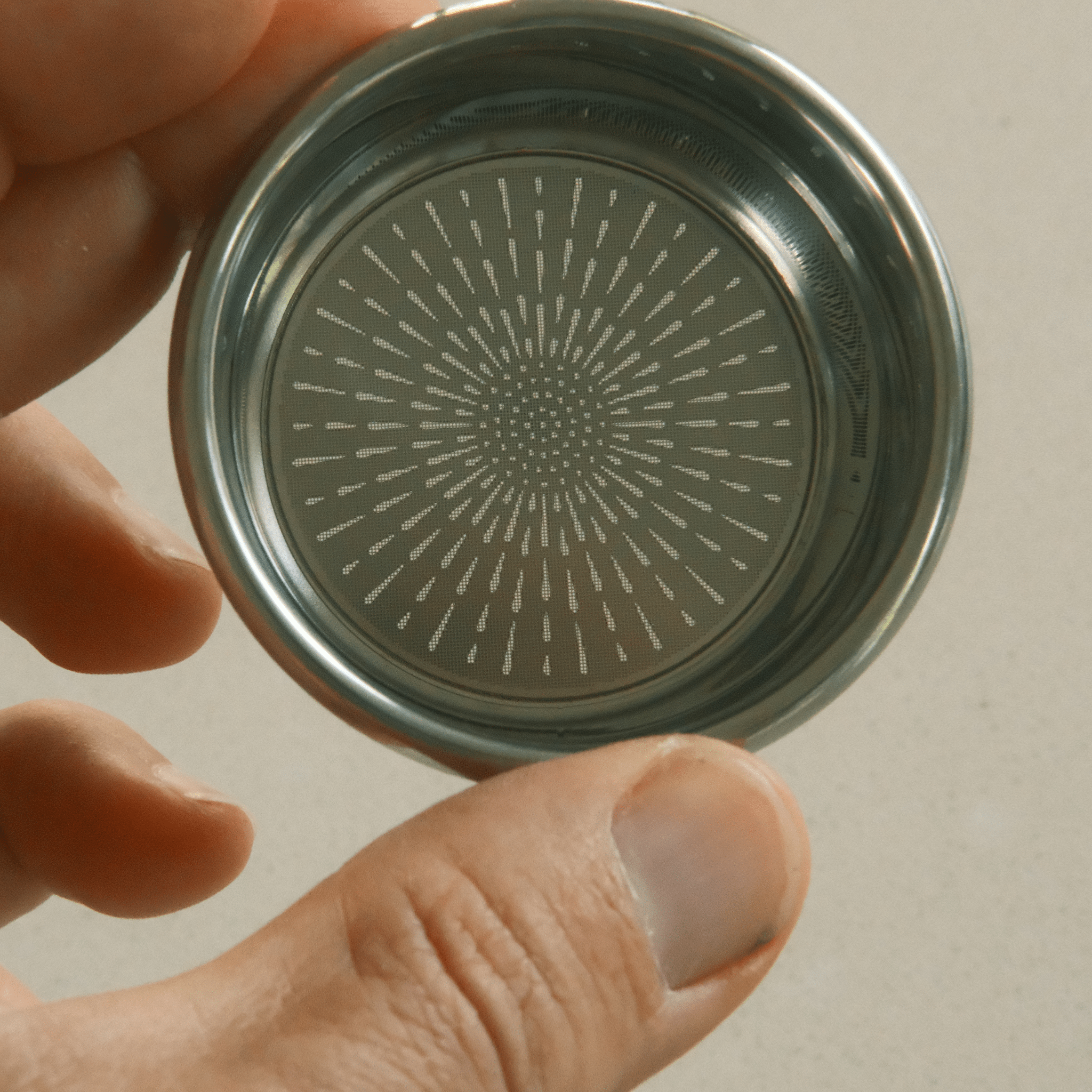 Precision Coffee Basket — High-Performance Espresso Filter — lifestyle shot
