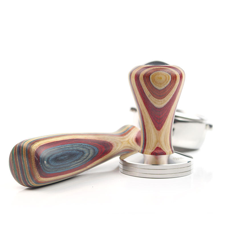 53mm Coffee Tamper - Premium Woodgrain - Barista Grade