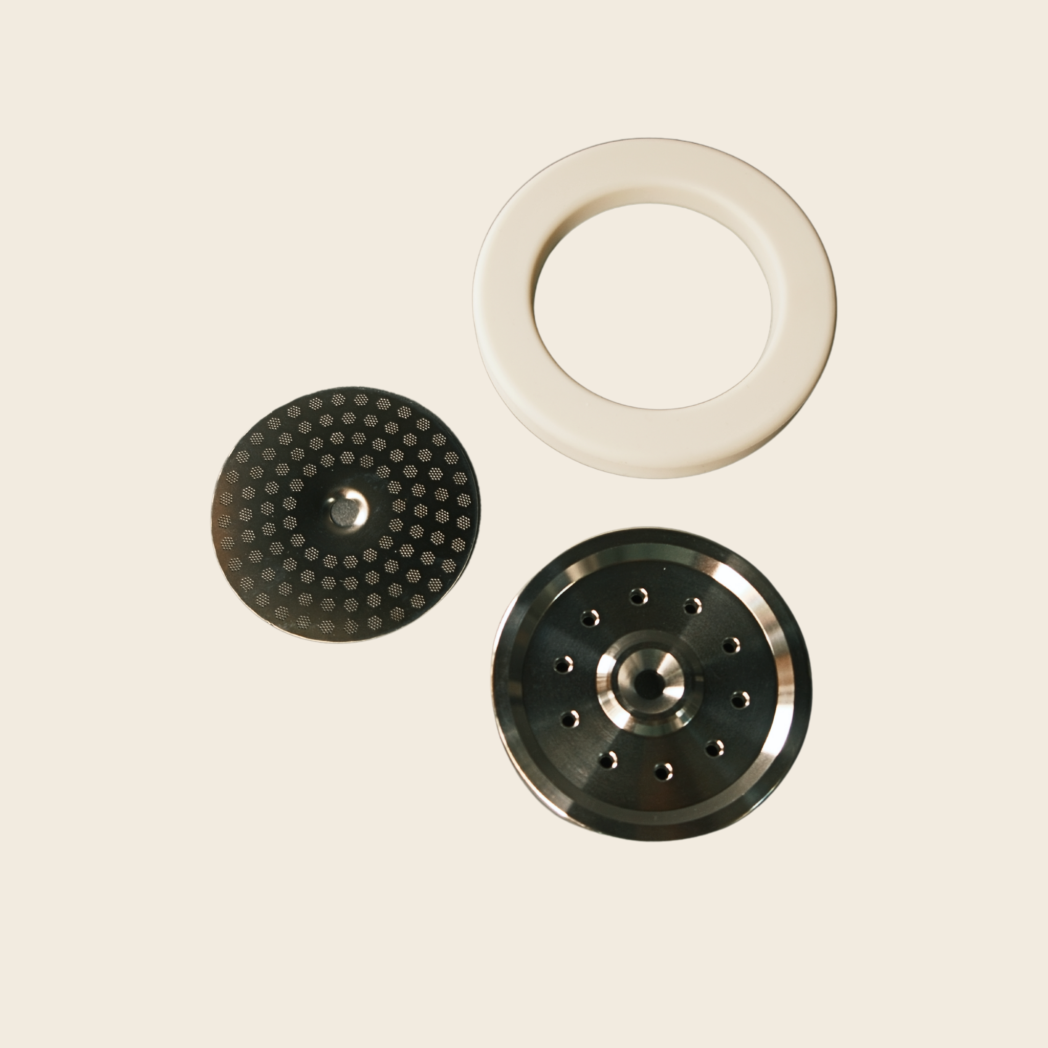 58mm Grouphead Upgrade Kit - Precision Shower Screen, Stainless Diffuser Plate and Gasket