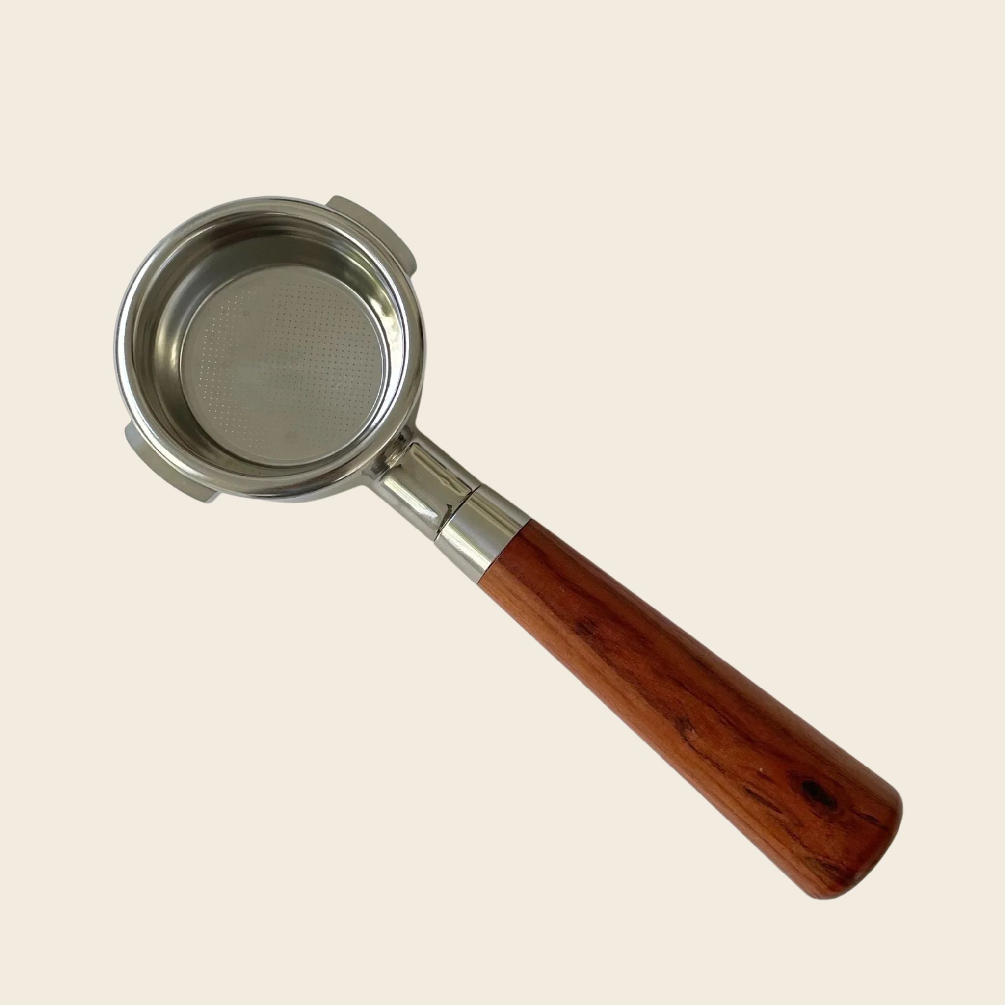 Breville 58mm - Bottomless Portafilter - Almond Solid Wood