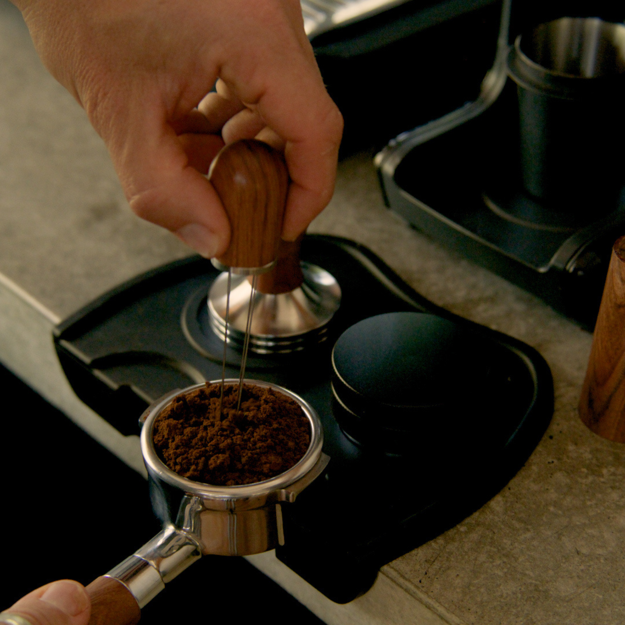 Coffee Distributor Leveler Needle - Almond