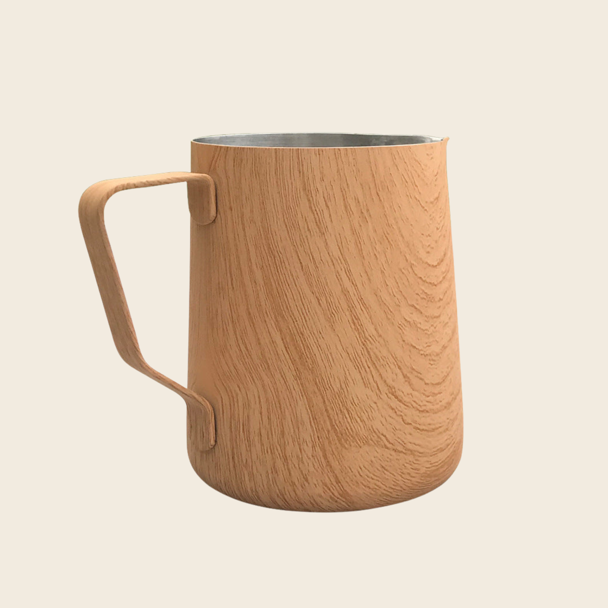 Espresso Milk Frothing Jug - 600ml - Almond