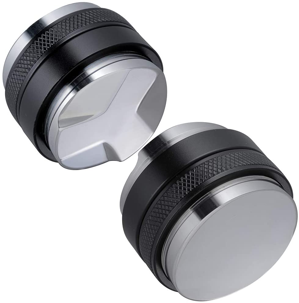 Adjustable 2-in-1 53mm Tamper & Distributor – Barista Grade